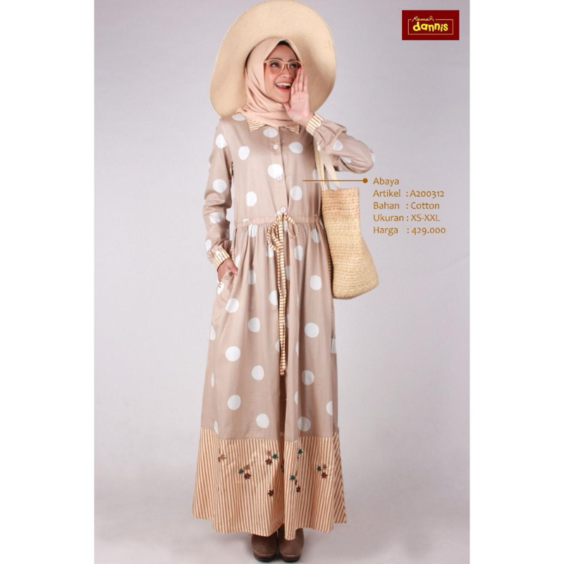 ABAYA DEWASA DANNIS SALE 40%