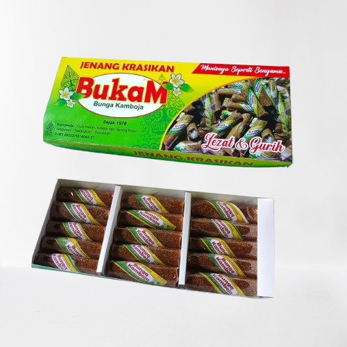 

Oleh-oleh Khas Jenang Krasikan Bunga Kamboja 250gr