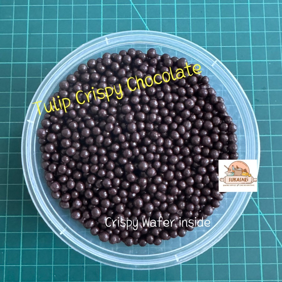 

Tulip Crispy Chocolate 250gr Dark chocolate ball coklat cokelat
