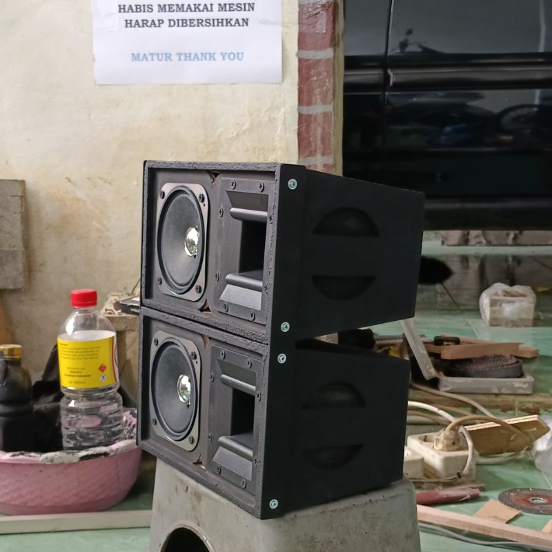 Paket 2 Line Array 4 Inch ACR + Tweeter Audax