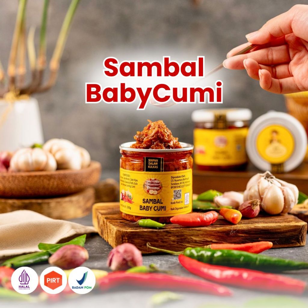 

Yo cooking Sambal Baby Cumi berat 200gr Enak Pedas Murah -BPOM- Sambal Instan - Sambal Praktis - Mantap Medok enak nampol - bikin nagih - Rasa enak- Sambal viral