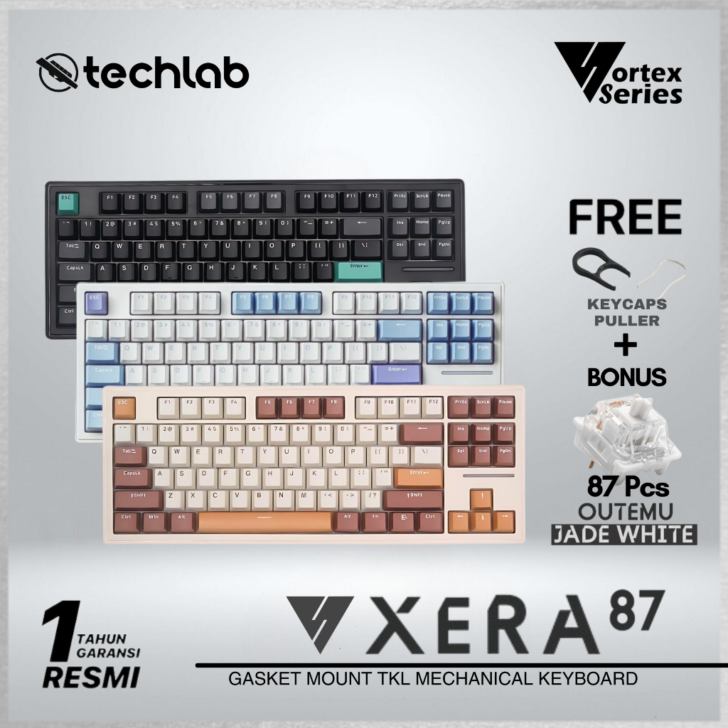 Vortexseries Xera87 / Xera 87 TKL Layout Mechanical Gaming Keyboard / Vortex Xera 87