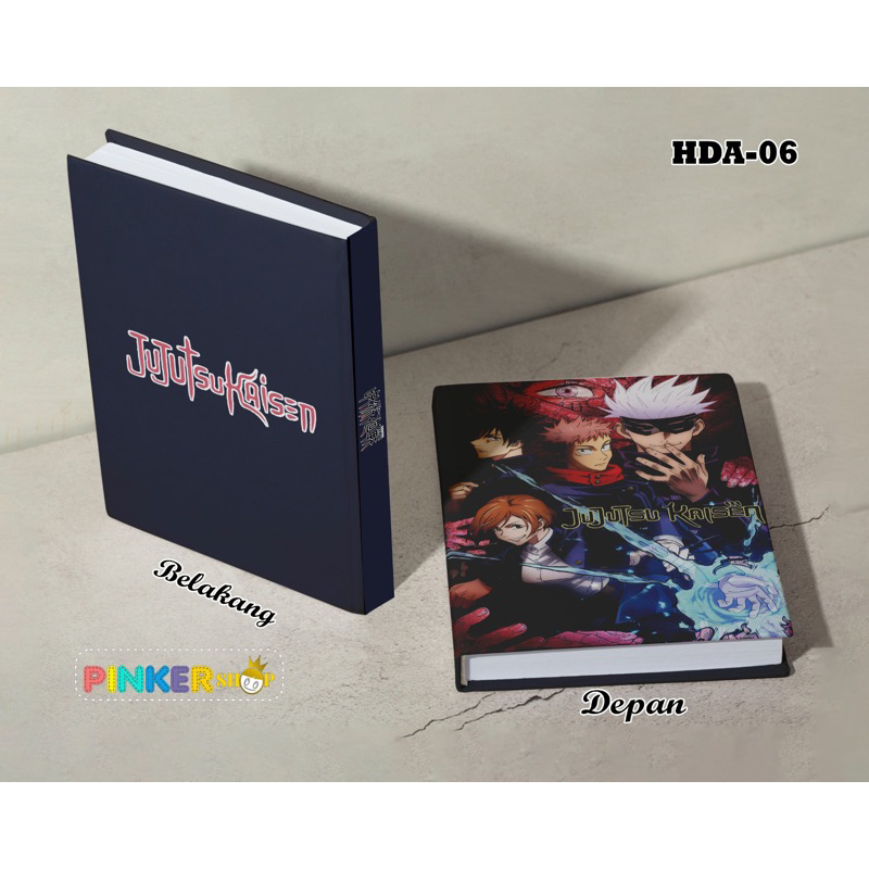 

(HDA-006) Hardcover Anime JUJUTSU KAISEN SEASON Ukuran A5 Jurnal Agenda Planner