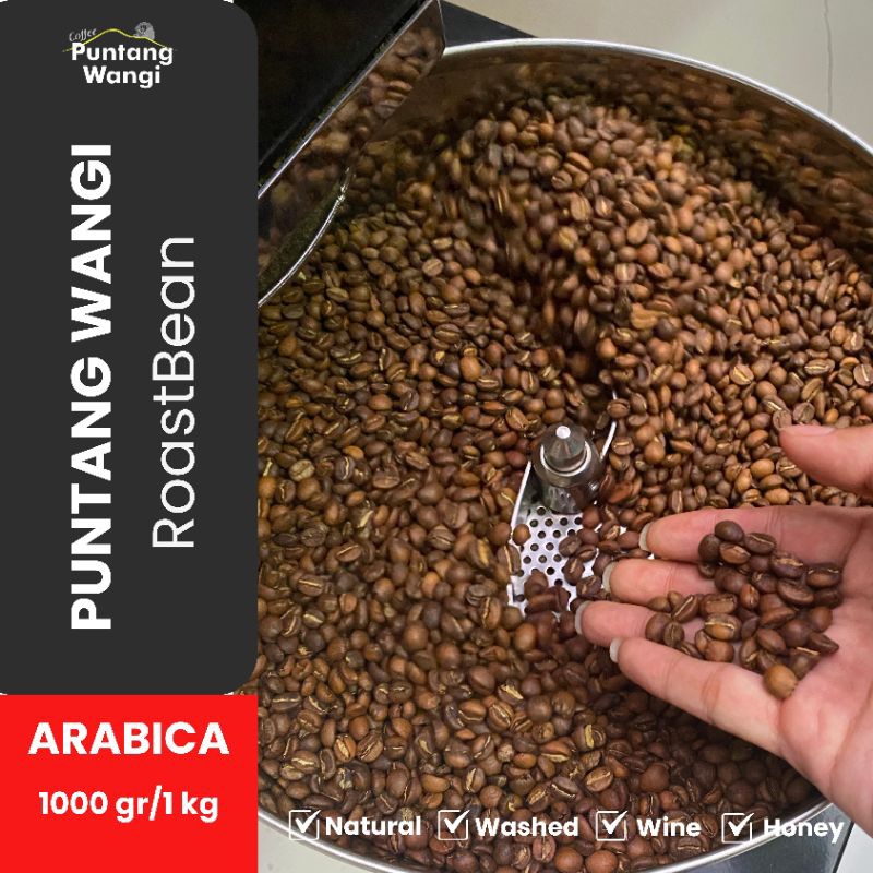 

Roastbean Arabika (Puntang Wangi Coffee) - Kopi Organik Premium Tanpa Bahan Kimia Pestisida
