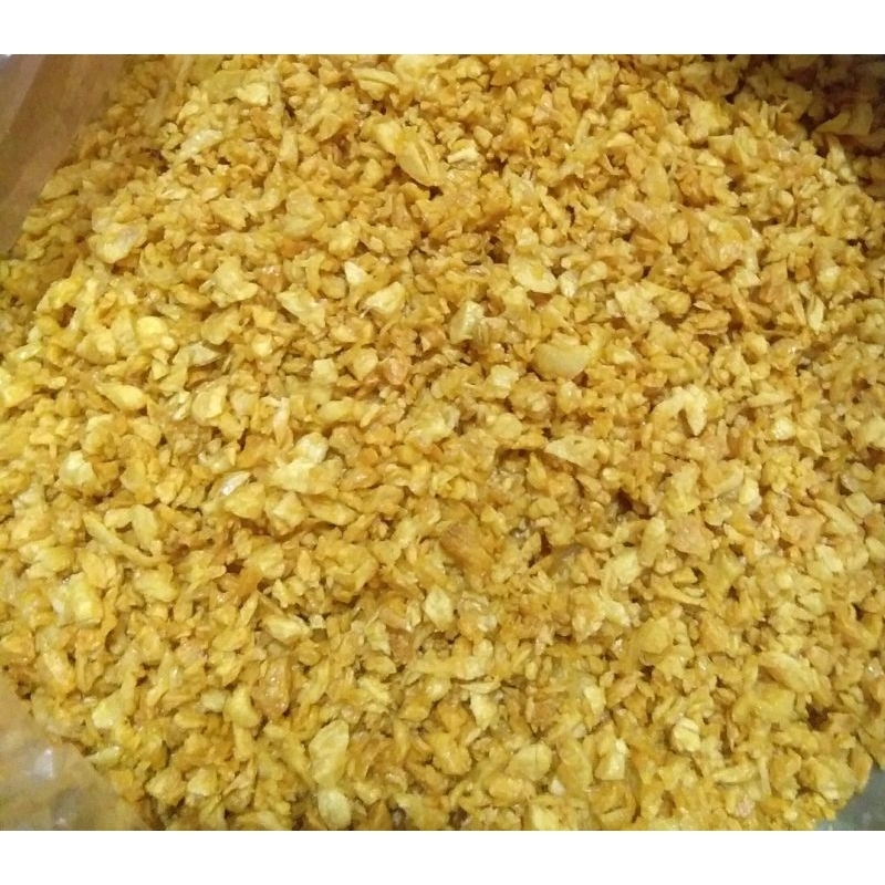 

Bawang Putih Cincang Goreng/Bawang Putih Cacah Goreng 100gr