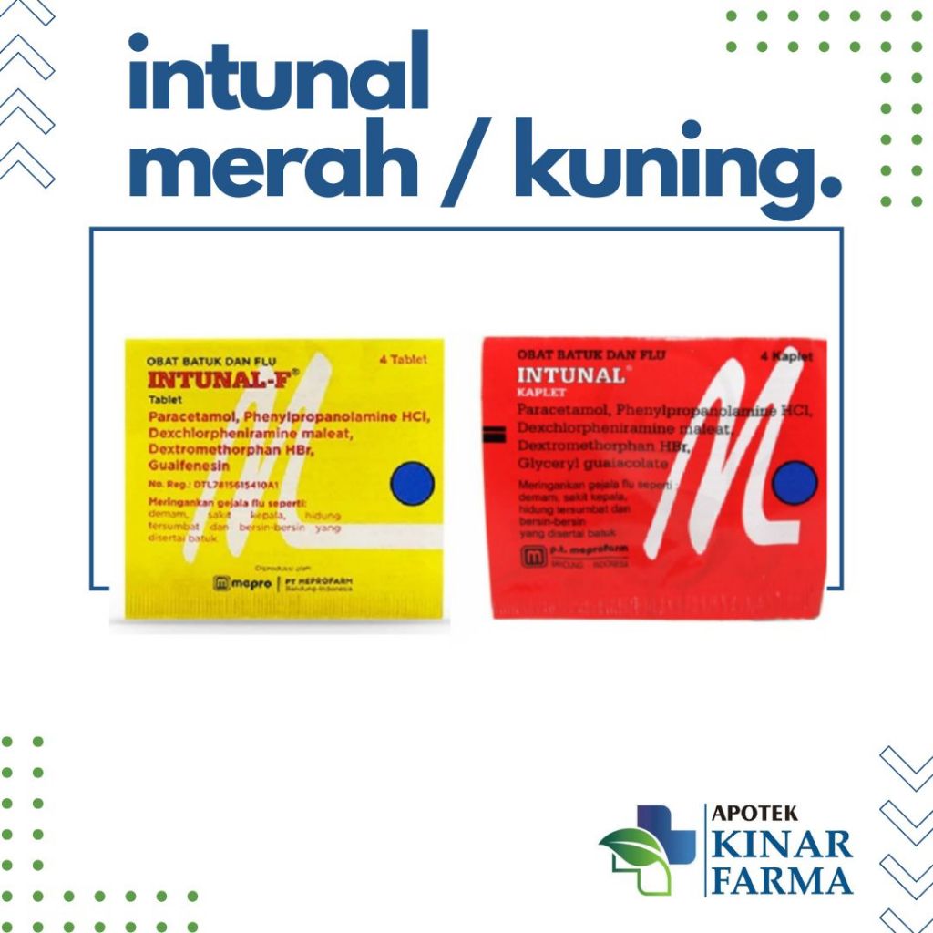 INTUNAL TABLET - INTUNAL F - 4 TABLET