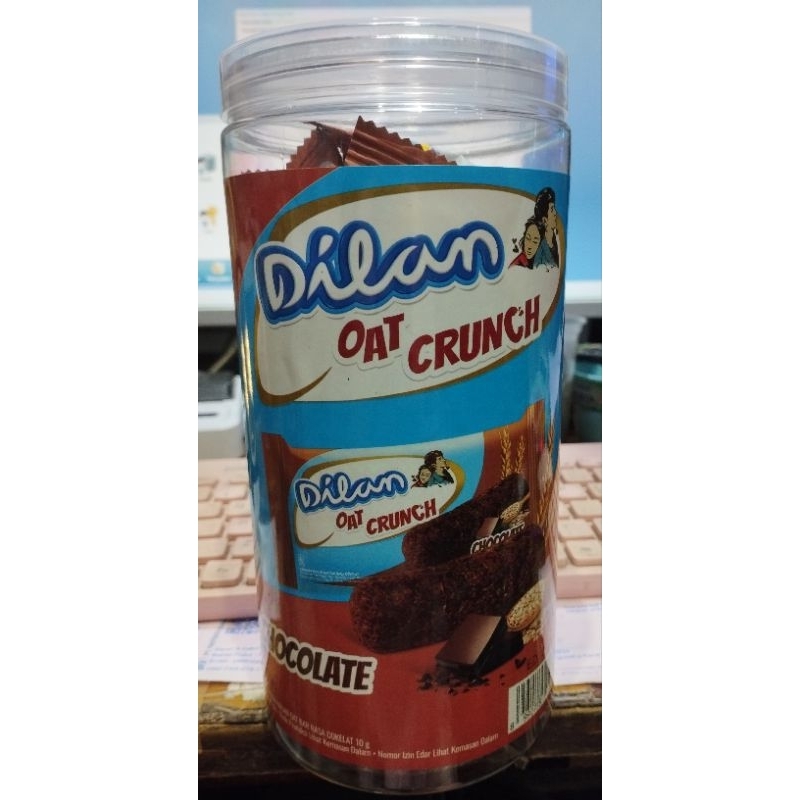 

dilan,oat,crunch,coklat,toples,isi,25pcs,x10gr