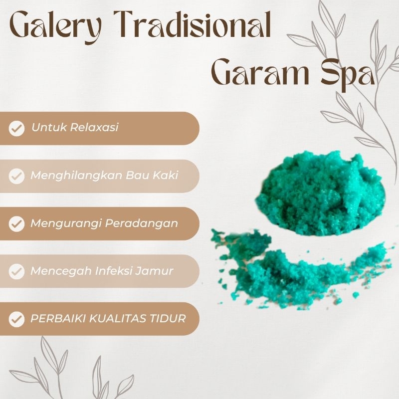 Garam Spa / Garam Rendam kaki 100Gram