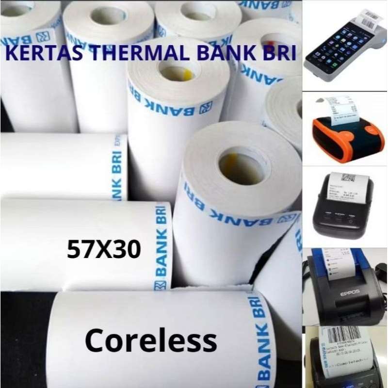 

Kertas Thermal Logo BRI 1Doz