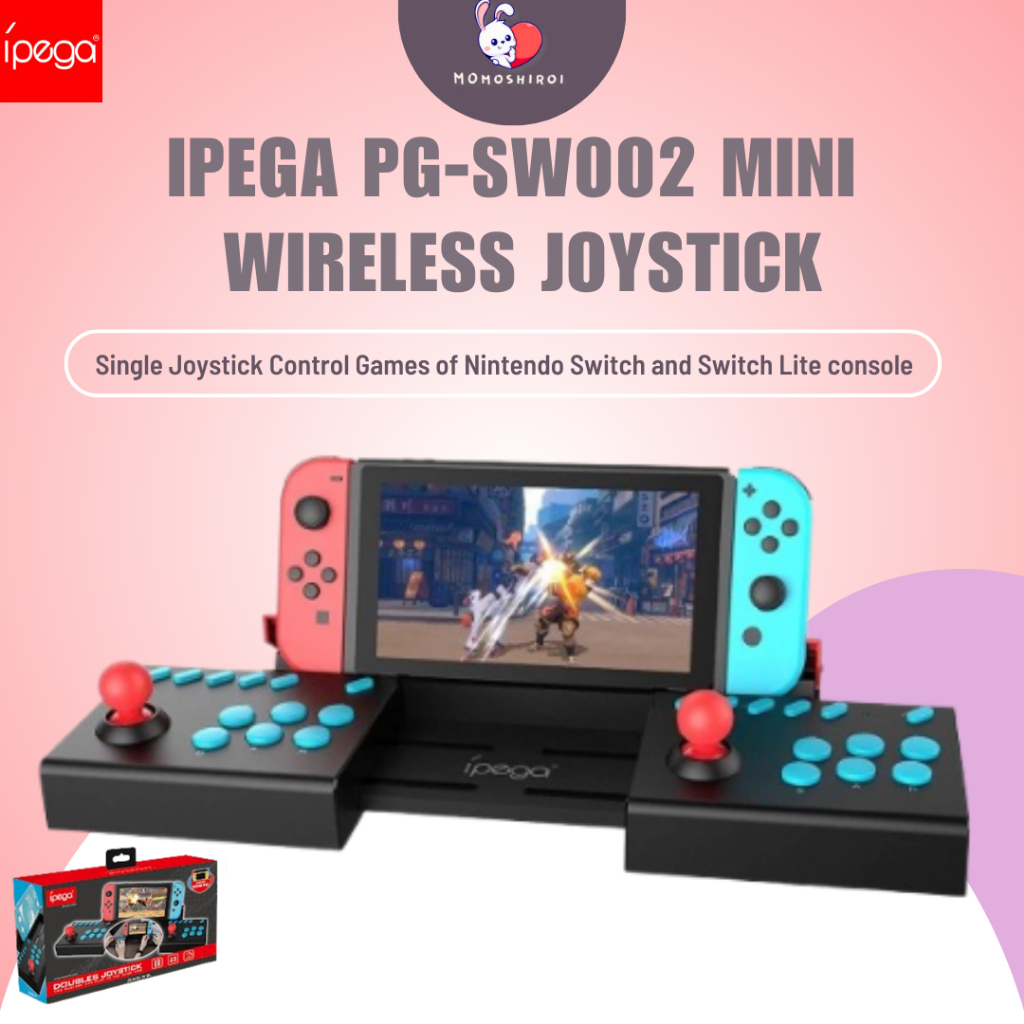 IPEGA PG-SW002 Mini Wireless Joystick Controller Dual 2 Players Arcade Turbo Stik Stick