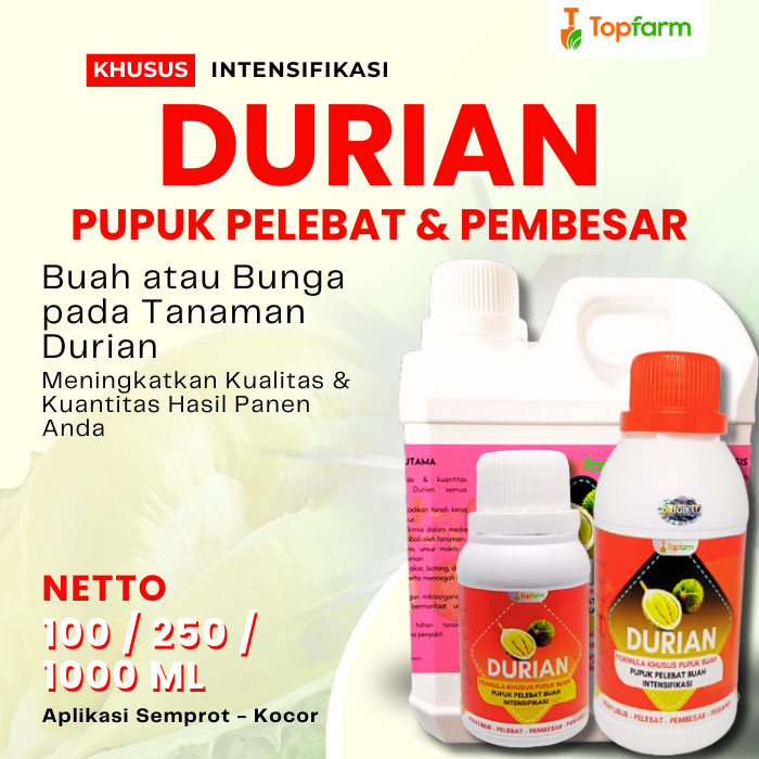 Pupuk Buah Durian Cepat Berubah / Pupuk Buah Khusus Durian / Pupuk Durian Agar Cepat Buahpupuk Penah