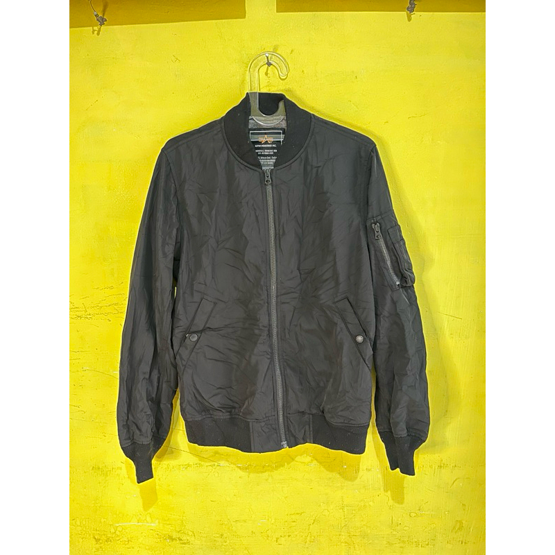 jaket bomber alpha industries original second