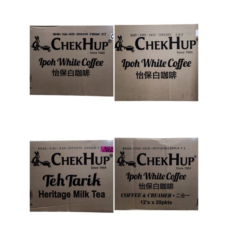 

Chek Hup White Coffe ALL Variasi (1Dus x 20Bags)