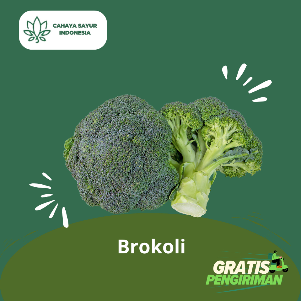

Broccoli / Brokoli / Brokoli Segar 1KG + Gratis Ongkir