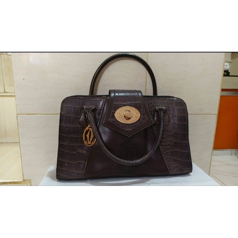 [Preloved] Tas Handbag Wanita Kulit Cartier