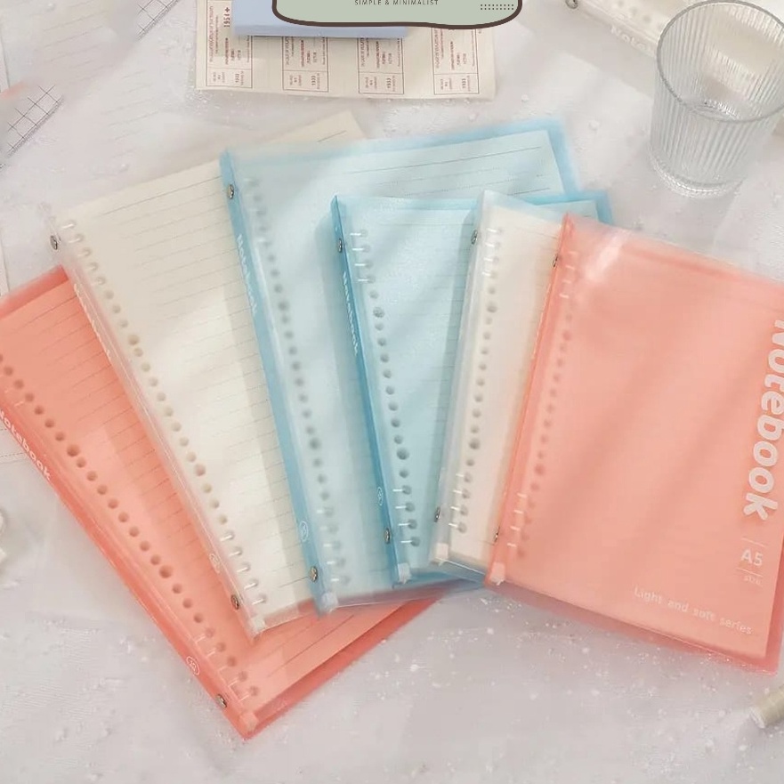 

Beli MILOLI Binder PASTEL NOTEBOOK SERIES A5 B5 Pastel Binder Transparan Candy Color E17
