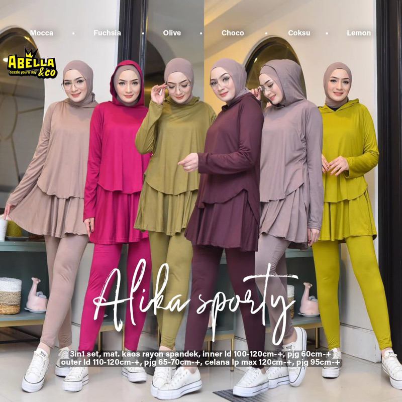 ZS SETELAN OLAHRAGA WANITA / NAVARA DIAS RAHISA SPORTY SET