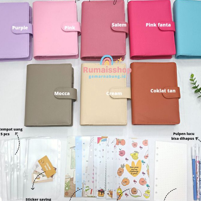 

Cepat Binder keuangan A6 binder nabung binder sinking fund