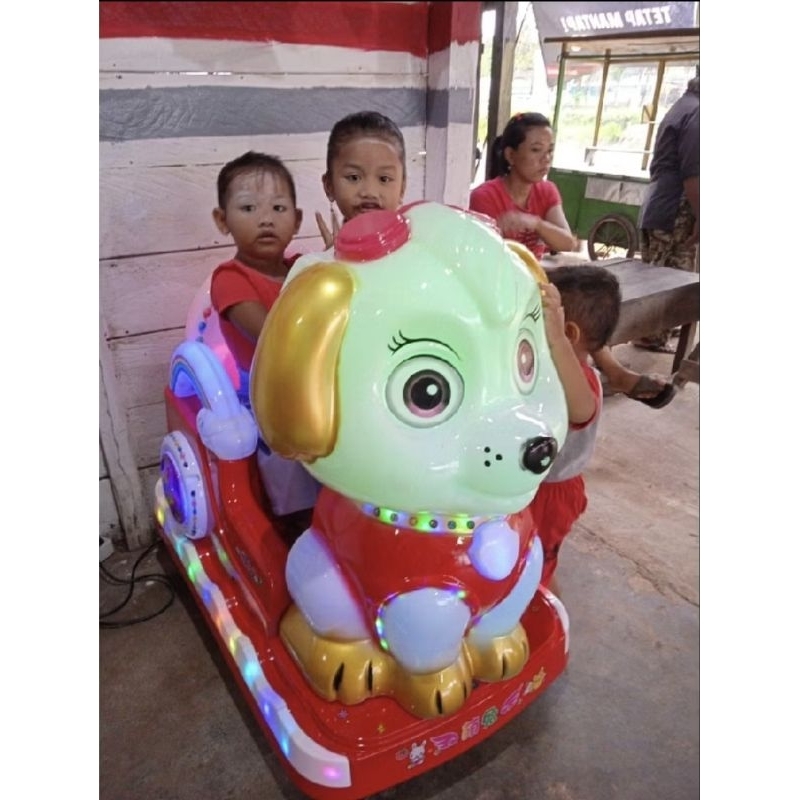 SUPER JUMBO BISNIS ODONG KIDDIE CAR MOBIL MOBILAN COIN PLAYGROUND ARENA BERMAIN RIDE ON NYALA KOIN R
