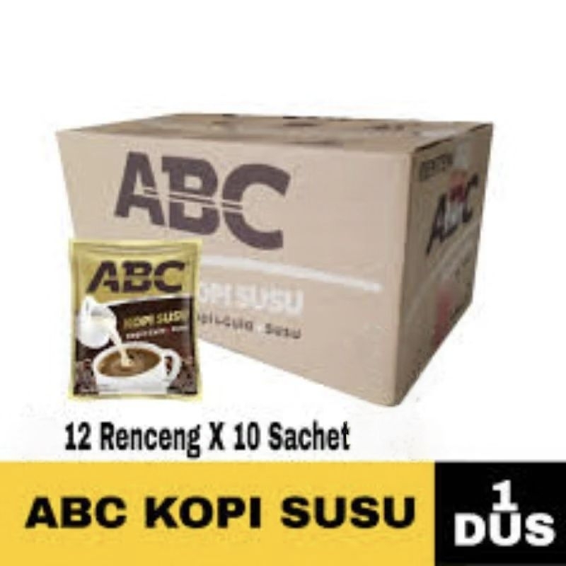 

ABC Kopi Susu 1 karton isi 120 sachet