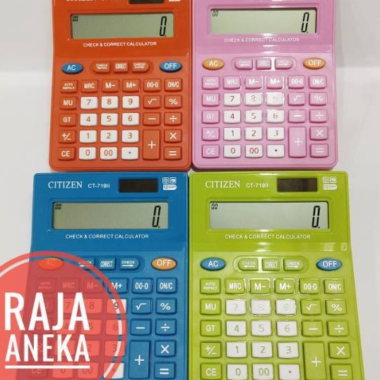 

HJ6 Kalkulator Citizen Ct 719 Kalkulator 12 Dit