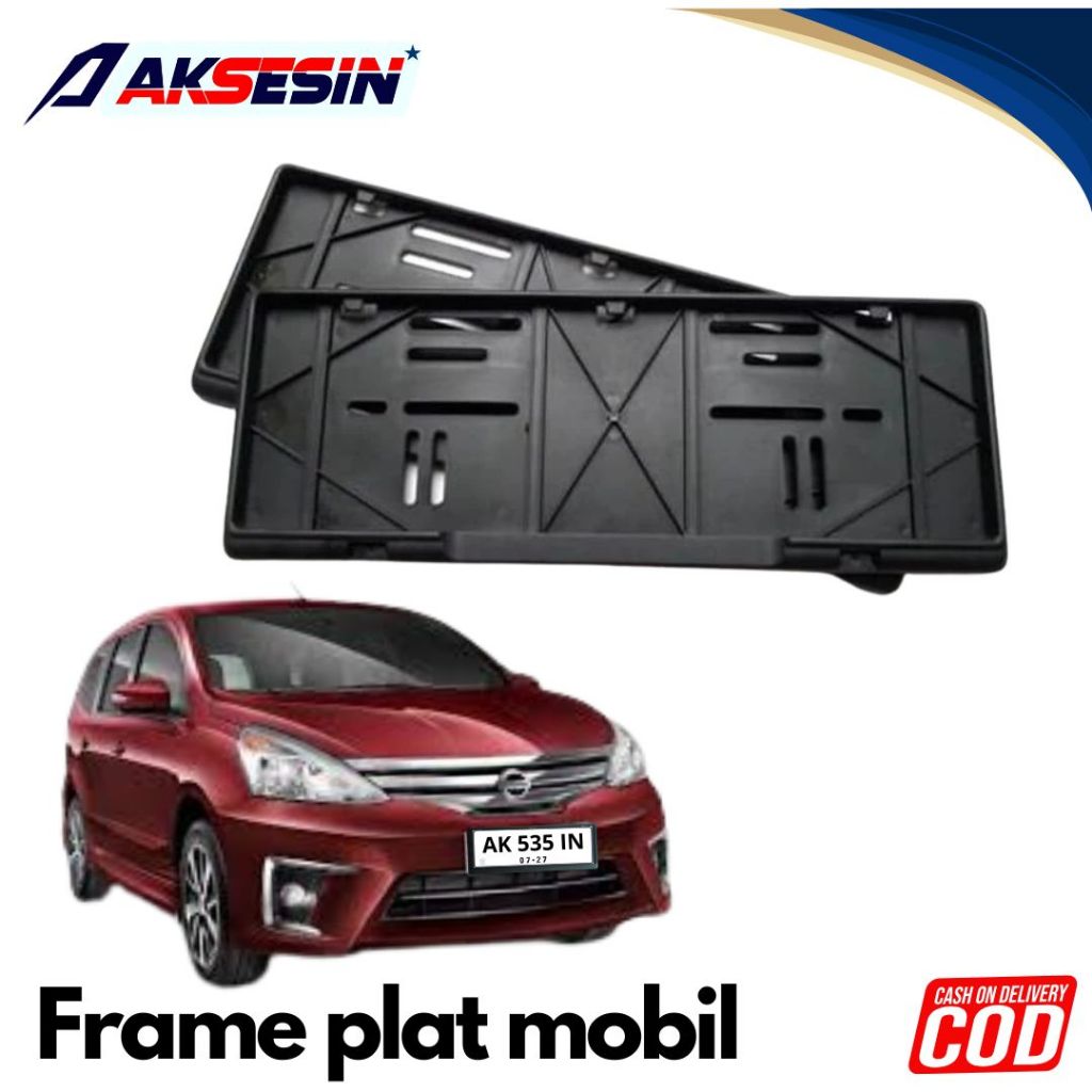 Tatakan Dudukan Plat Nomor Mobil Toyota Nissan Livina Nissan March / DUDUKAN PLAT NOMOR MOBIL
