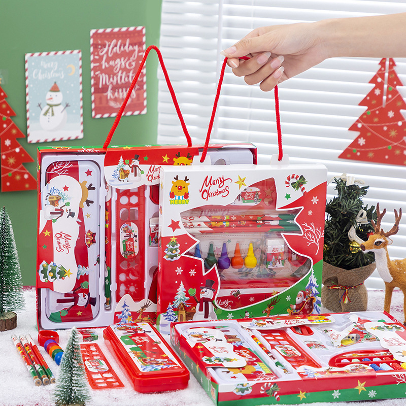 

Alat Tulis Set Stationery Lucu Kotak Pensil Natal Hadiah Kado Natal