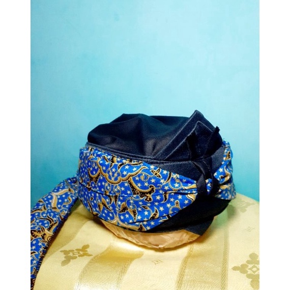Ready Promo peci batik udeng iket blangkon lipat jawa sunda batik tradisional sliwir full tutup terb