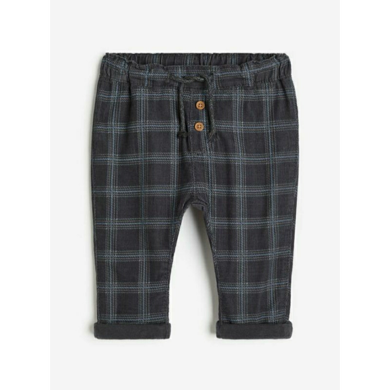 H&M Fully Lined Corduroy Trouser size 2-3y dan 3-4y.