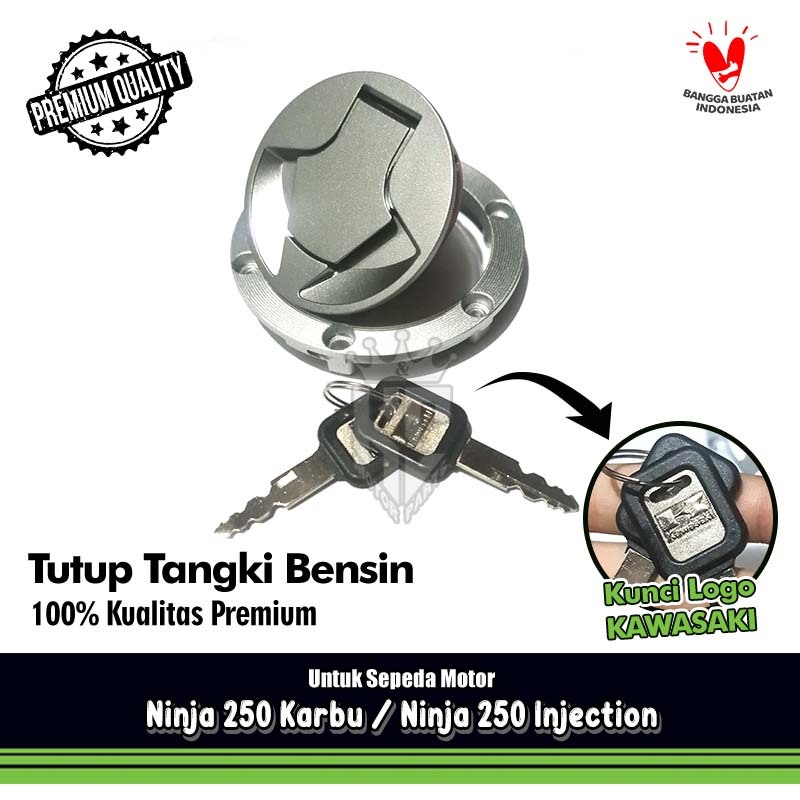 Kunci Tutup Tangki Kawasaki Ninja 250 Karbu Fi