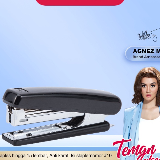 

KF7 Deli Stapler 1 15 Sheets hingga 2 kali staples E221