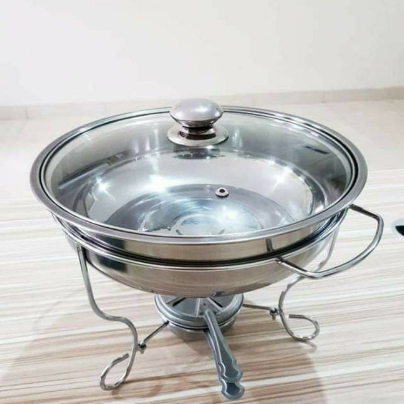 PANCI PRASMANAN SUP SOUP STOVE KOMPOR SPIRTUS PEMANAS STAINLESS 28cm