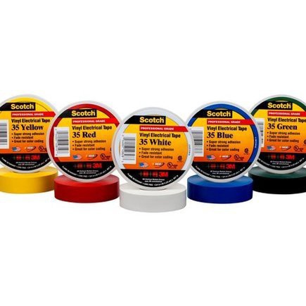 

KI3 Isolasi Listrik 3M Scotch 35 Vinyl Electrical Tape