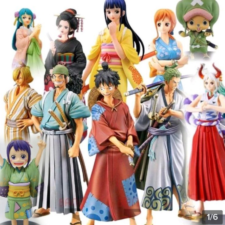 Murah Keren  one piece luffy  sanji  zoro  usop  nami  robin  okiku wano  chopper  edward newgate  y