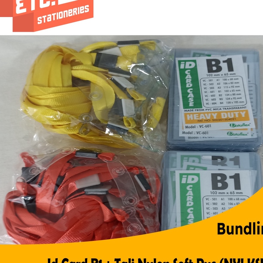 

FG2 Bundling Id Card B1 Tali Nylon Soft Pvc NYLKSFP