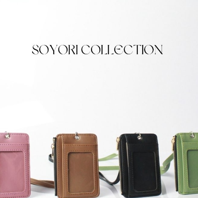 

KF7 id card holder ZIPPER pastel SID1