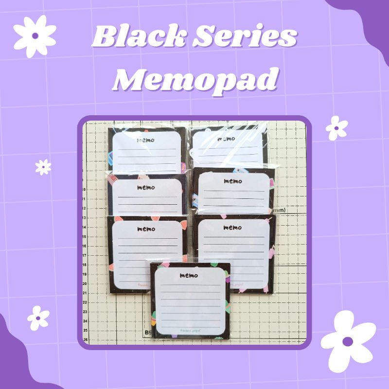 

BLACK SERIES MEMOPAD || Memopad Hitam Series