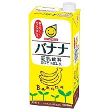 

MARUSAN Tonyu Soy Milk Banana /Susu Kedelai Rasa Pisang 1Lt