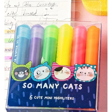 

KF7 Stabilo Wangi Scented Hhlhters Imut MG So Many Cats M 6 Warna