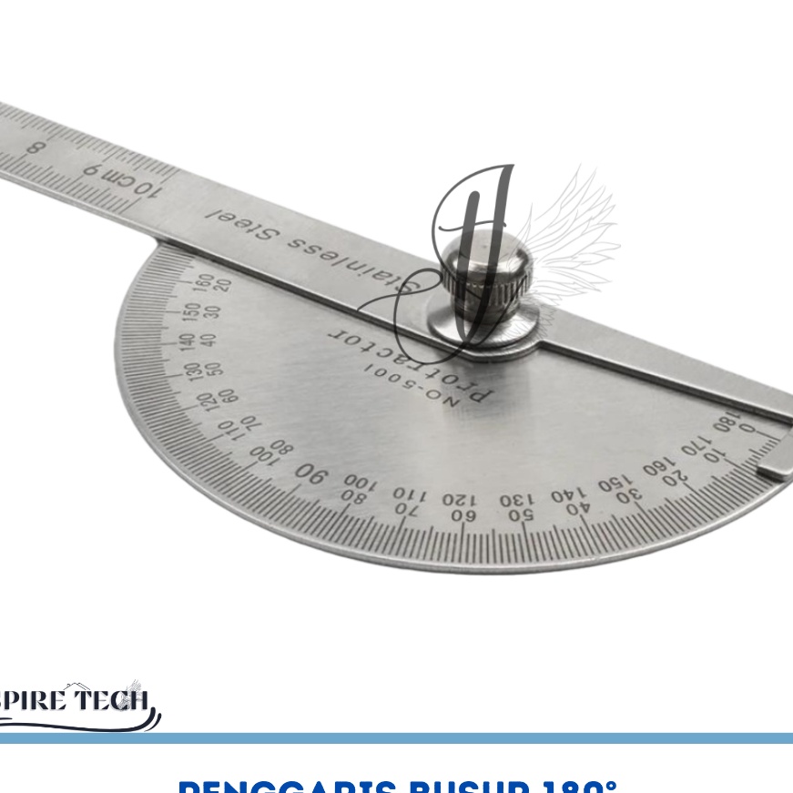 

KP8 Alat ukur sudut penggaris busur 18 bahan stainless steel