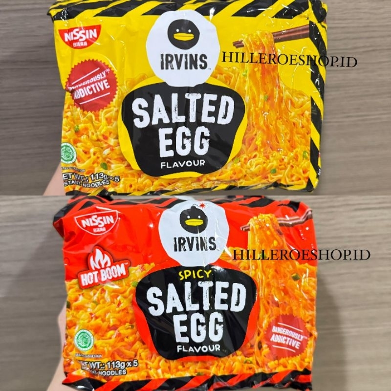 

IRVINS NOODLE 113GRAM x 5 PACK SALTED EGG ORIGINAL & SALTED EGG SPICY MIE VIRAL