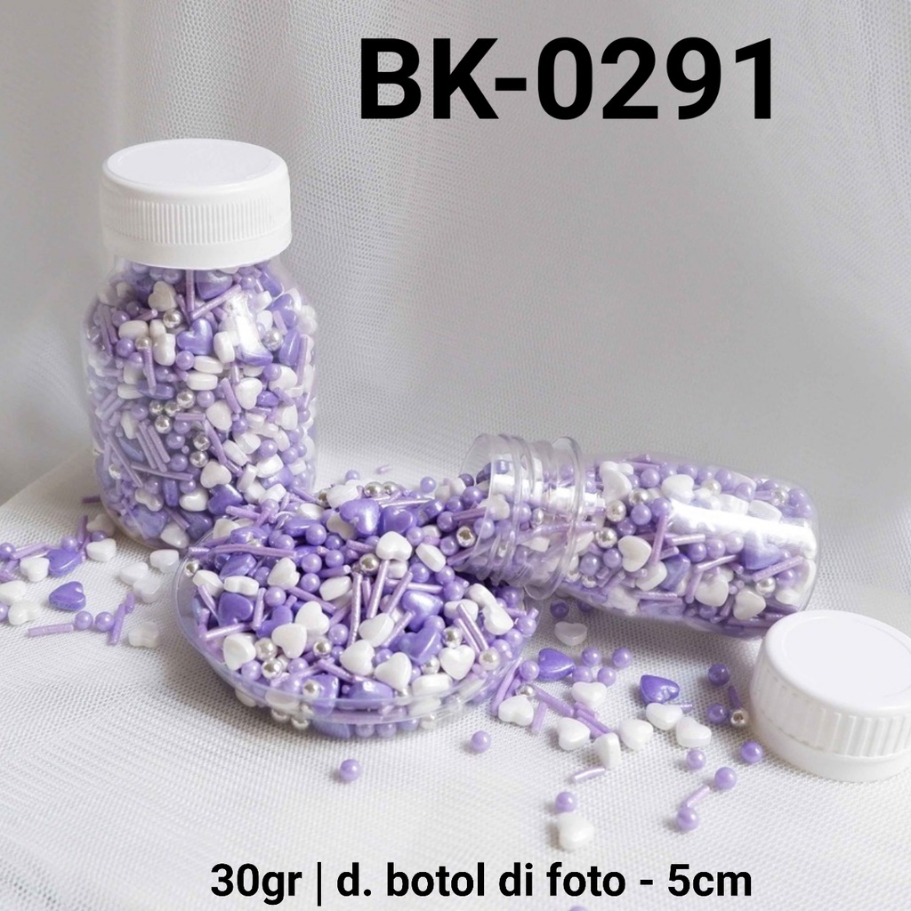 

Diskon Spesial BK291 Sprinkles sprinkle springkel 3gr hati ungu putih yamama baking grosir murah sprinkles cake dekorasi mutiara trimit decoration story sprinklestory sprinklesstory sprinkle story yamama baking