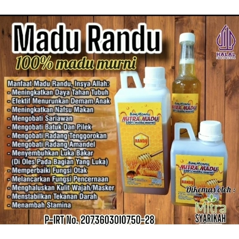 

madu randu 100% asli raw honey