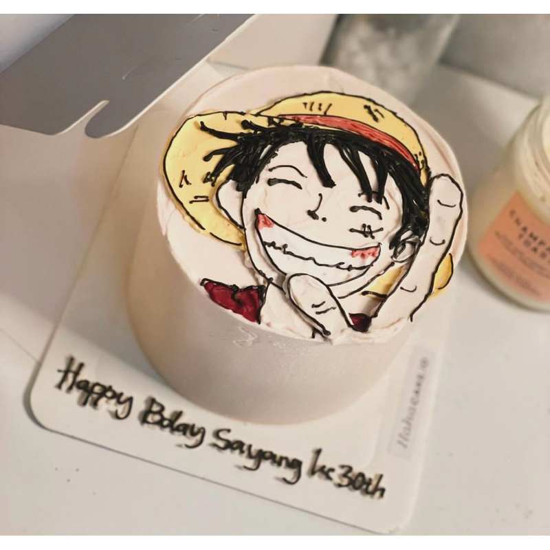

korean cake/cake box/kue ultah mini/kue ultah korean home made