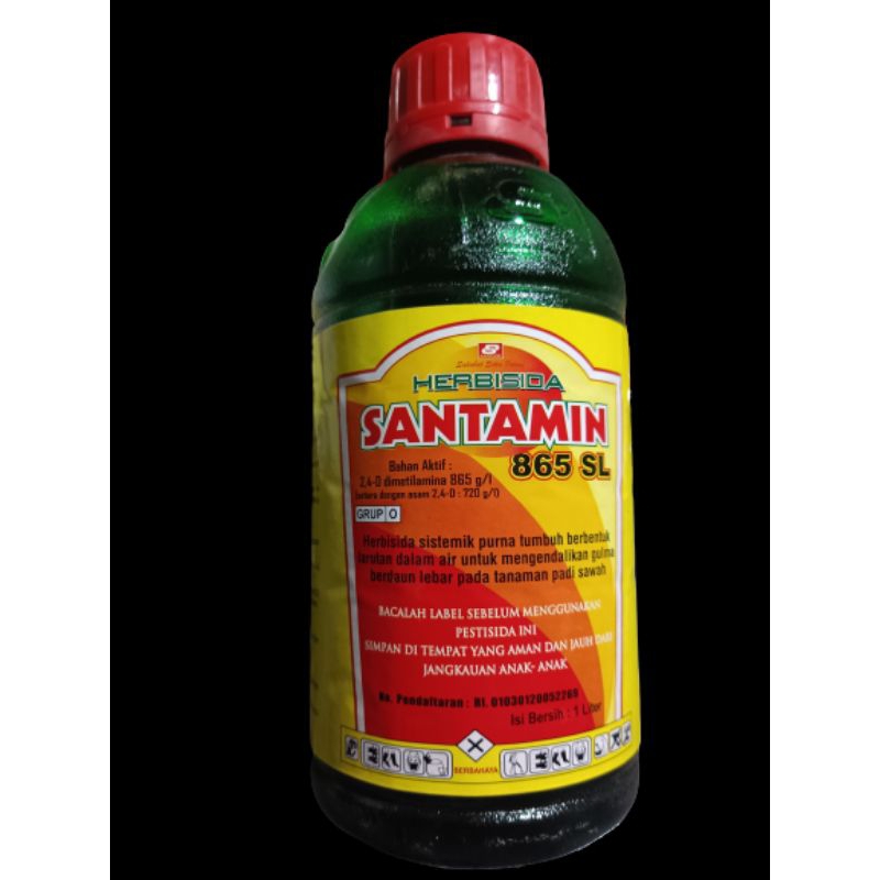 SANTAMIN 865SL Dimetil Amina 2,4D kelasnya diatas DMA