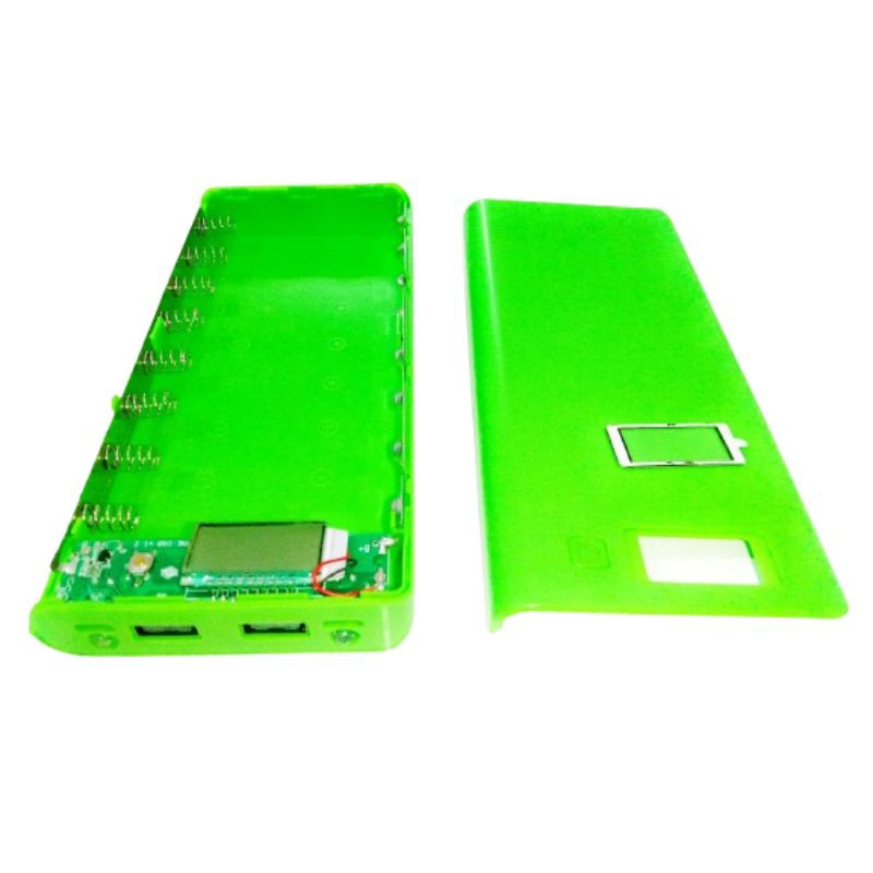KIT MODUL + CASE POWERBANK 8 SLOT 18650 2 OUTPUT