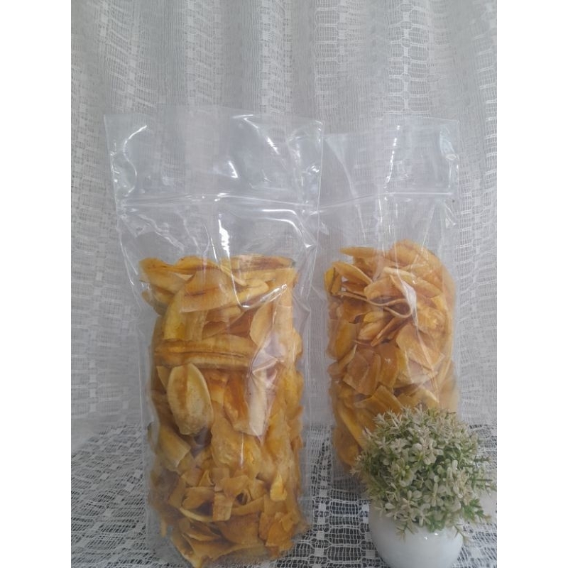 

Kripik Pisang Kepok 250g (asin, gurih, renyah)