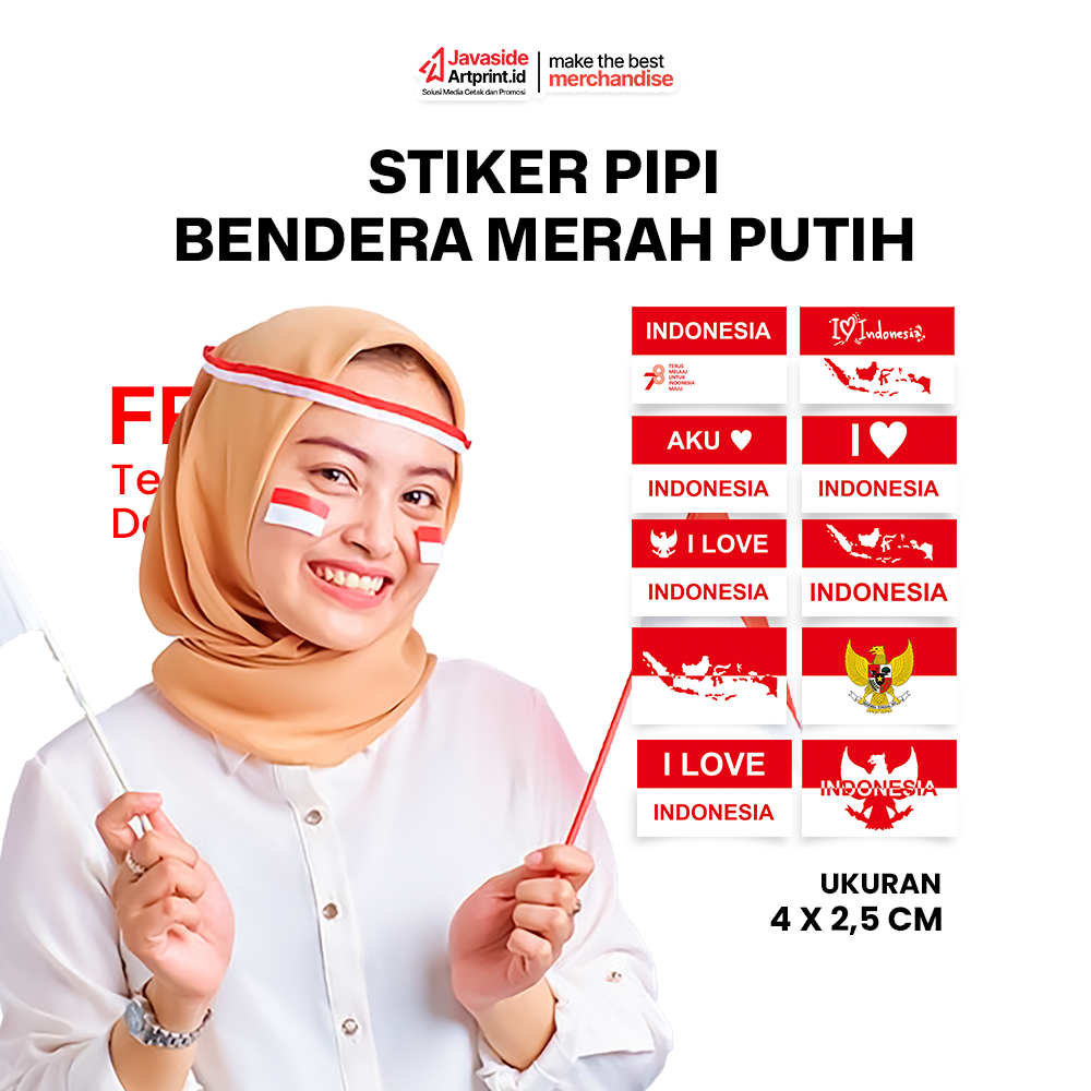 

STIKER PIPI BENDERA MERAH PUTIH - CINTA INDONESIA - GARUDA - JAVASIDE ARTPRINT