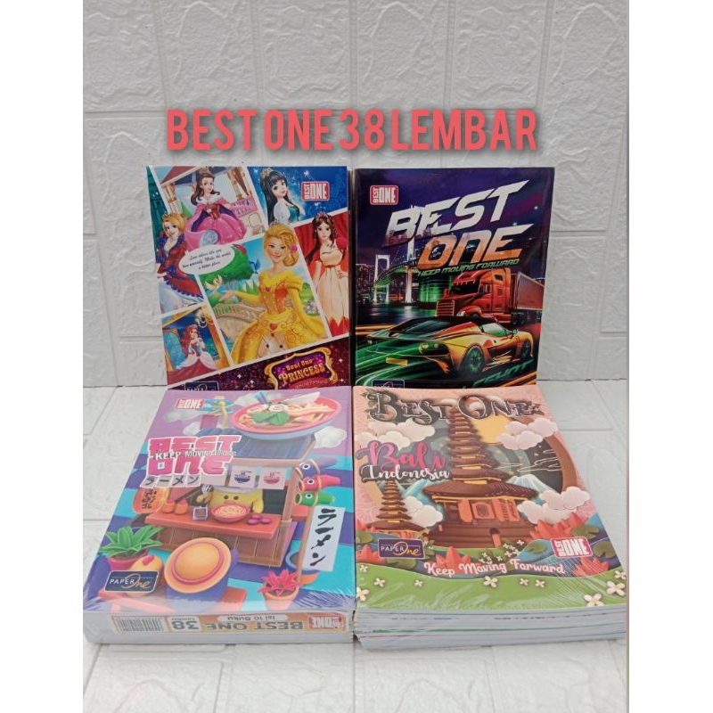 

1PAK Buku Tulis Best One 38 Lembar