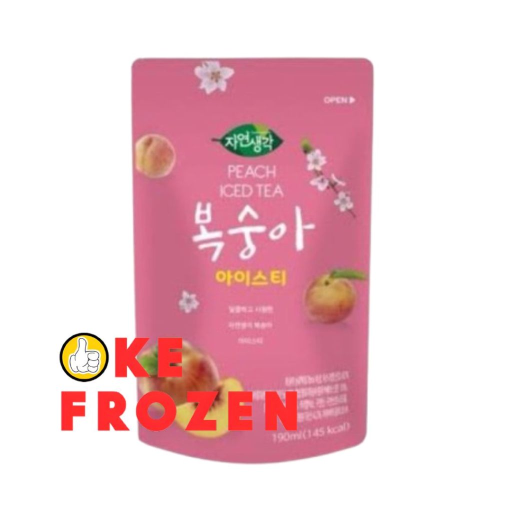 

THINK NATURE PEACH ICED TEA 190ML/MINUMAN IMPORT KOREA